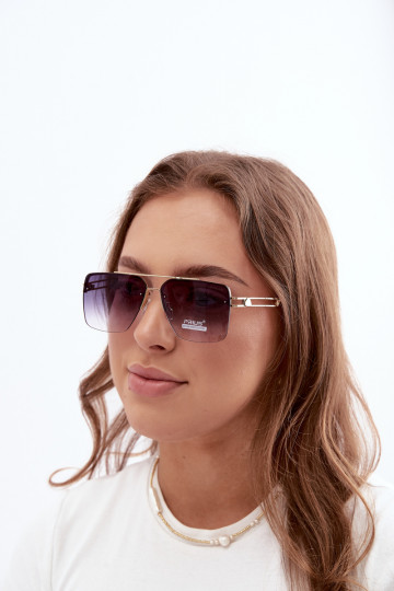 Gafas de sol con filtro UV color azul oscuro 2