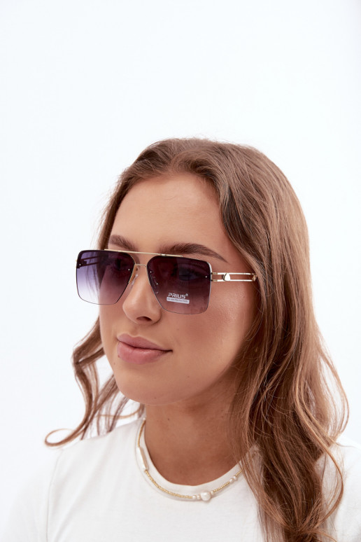 Gafas de sol con filtro UV color azul oscuro