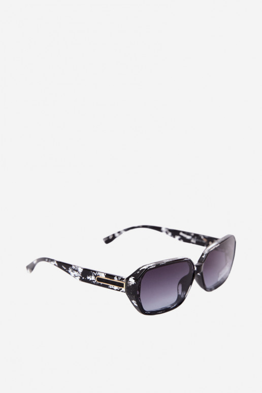 Gafas de sol para mujer con filtro UV color negro efecto mármol