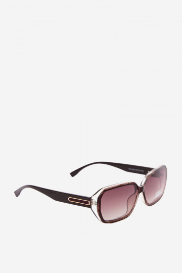 Gafas de sol para mujer con filtro UV color marrón oscuro