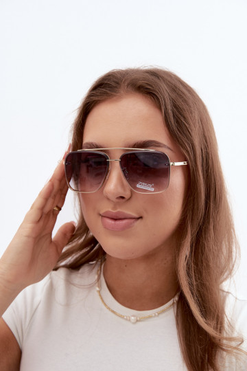 Gafas de sol con filtro UV 400 azul oscuro