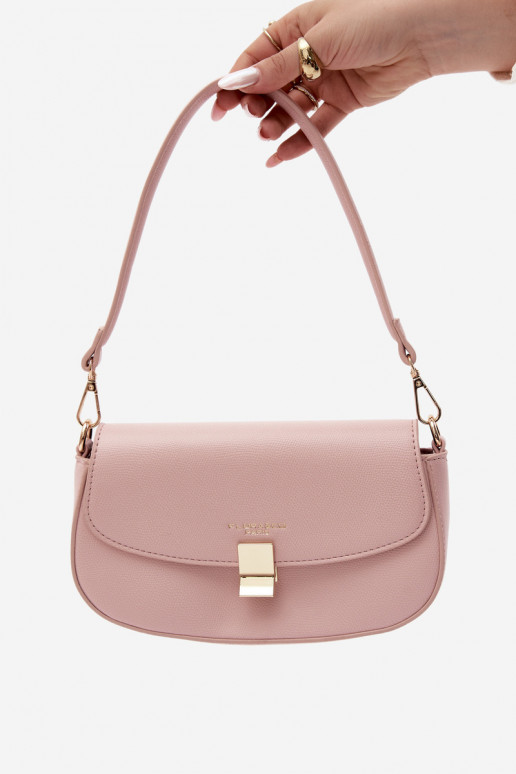 Pequeño bolso de piel sintética rosa Acacia