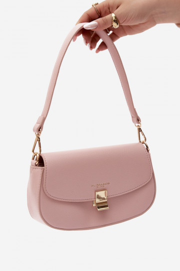 Pequeño bolso de piel sintética rosa Acacia 2