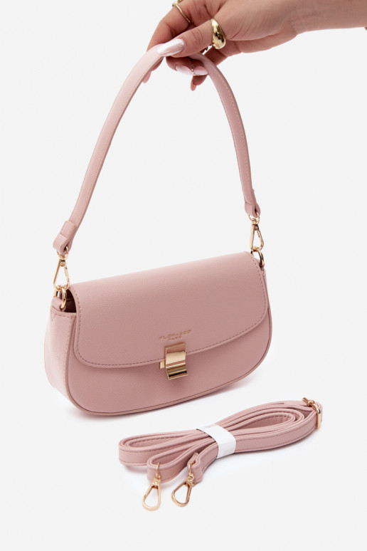 Pequeño bolso de piel sintética rosa Acacia