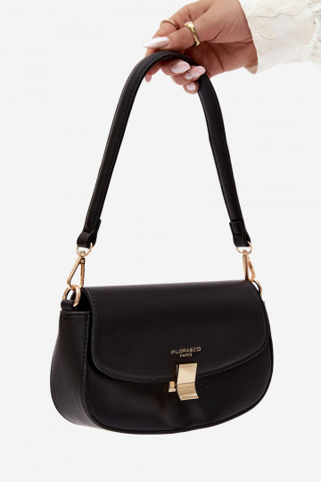 Pequeño bolso de piel sintética negra Acacia 2