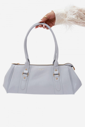 Bolso de piel sintética azul Muni