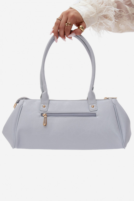 Bolso de piel sintética azul Muni