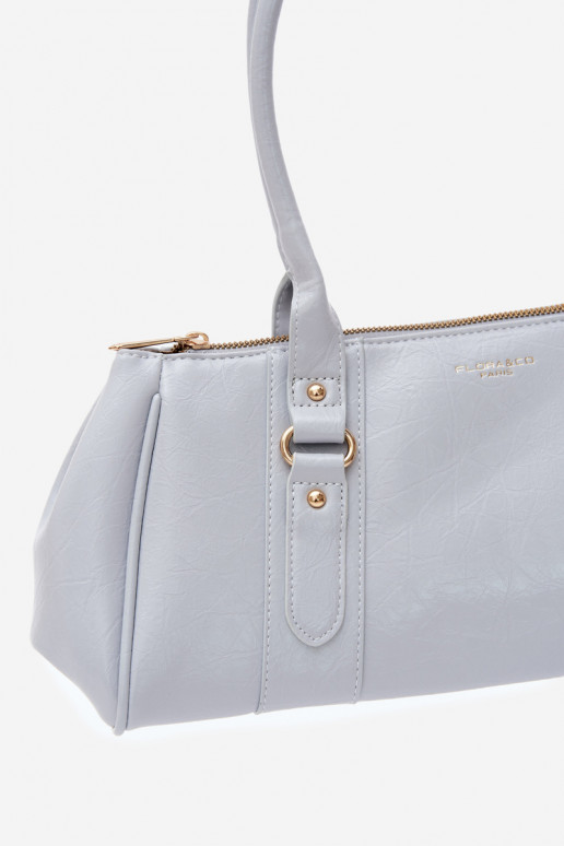 Bolso de piel sintética azul Muni
