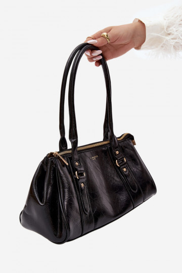 Bolso de piel sintética negra Muni 2