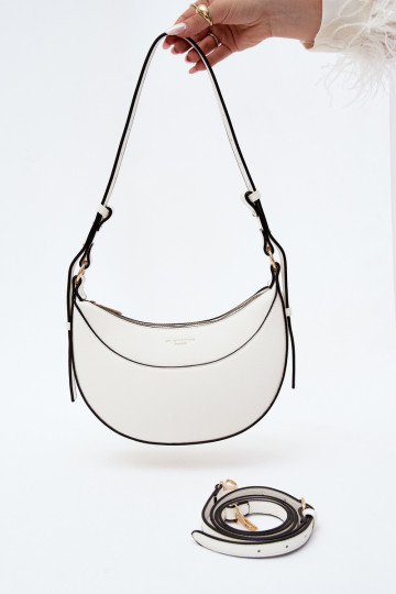 Pequeño bolso de piel sintética blanca Miri 2