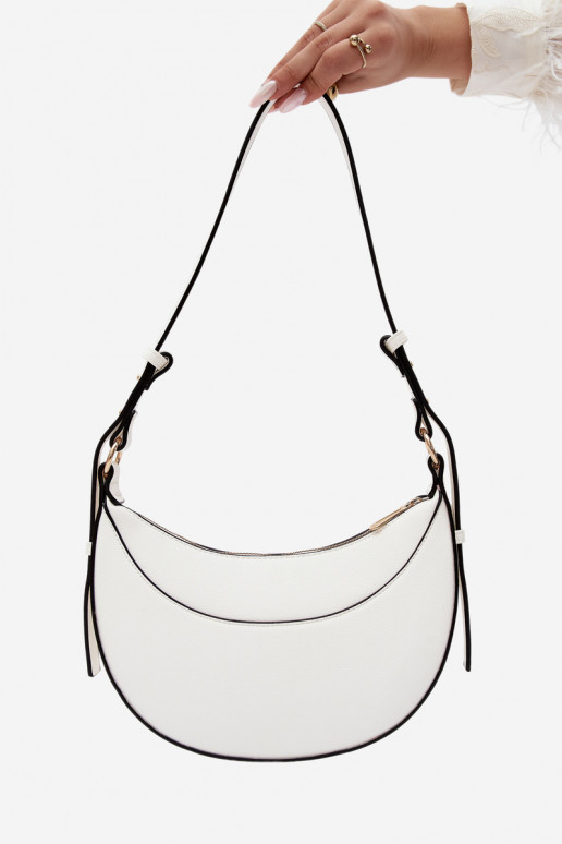 Pequeño bolso de piel sintética blanca Miri