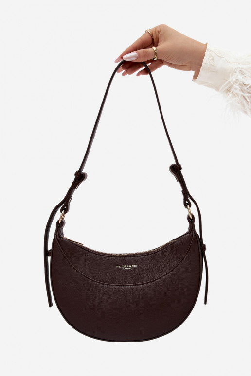 Pequeño bolso de piel sintética chocolate Miri