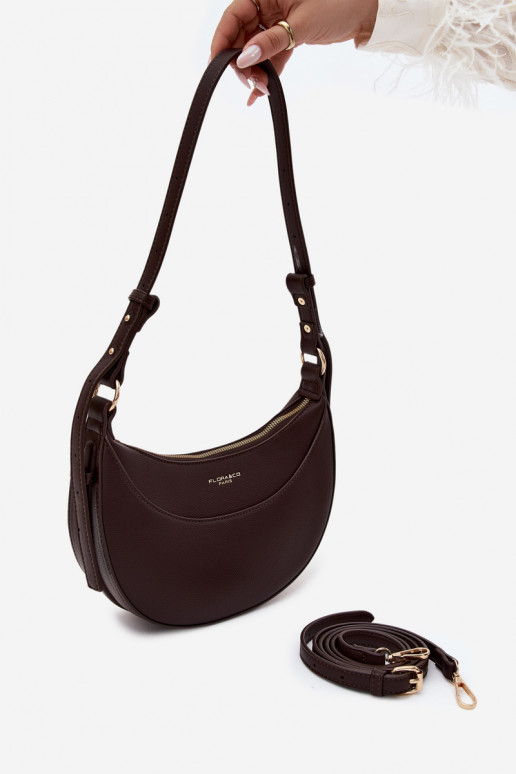 Pequeño bolso de piel sintética chocolate Miri
