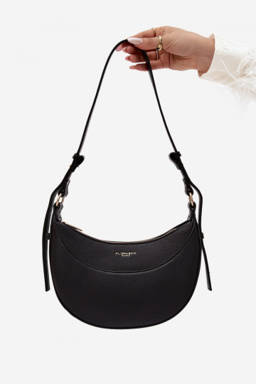 Pequeño bolso de piel sintética negra Miri