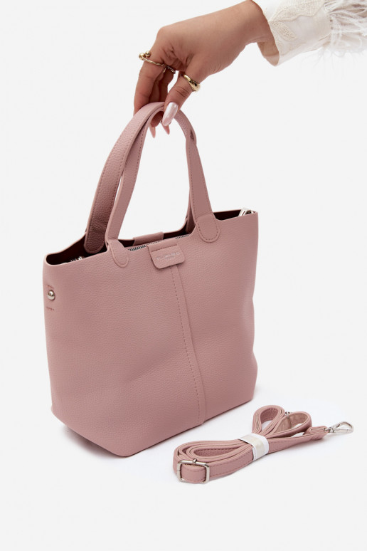 Bolso de piel sintética rosa Blaire