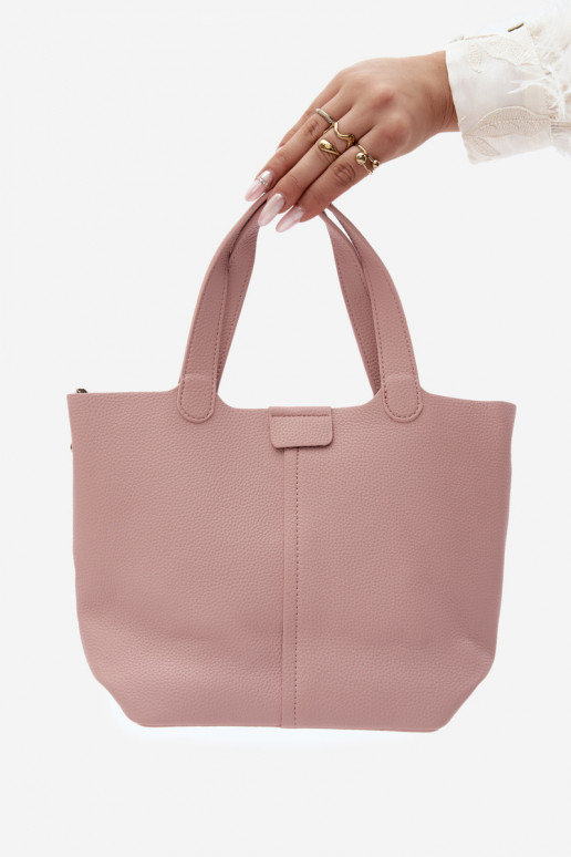 Bolso de piel sintética rosa Blaire