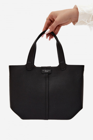 Bolso de piel sintética negra Blaire