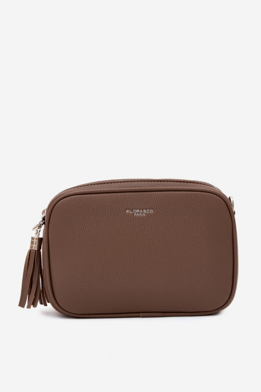 Bolso mensajero en cuero sintético color arcilla Daily