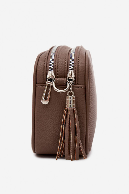 Bolso mensajero en cuero sintético color arcilla Daily