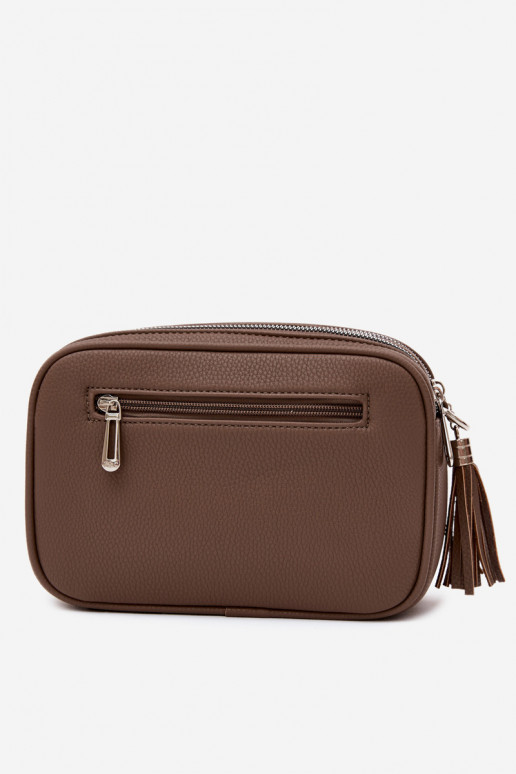 Bolso mensajero en cuero sintético color arcilla Daily