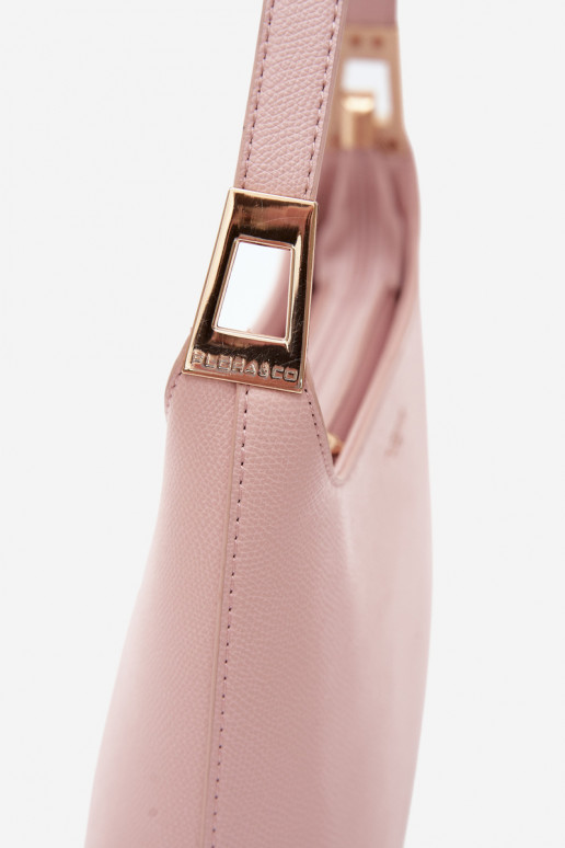 Bolso de cuero sintético en rosa Gretta