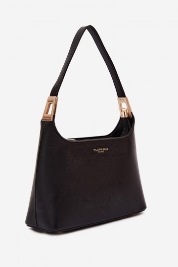 Bolso de cuero sintético en negro Gretta 2
