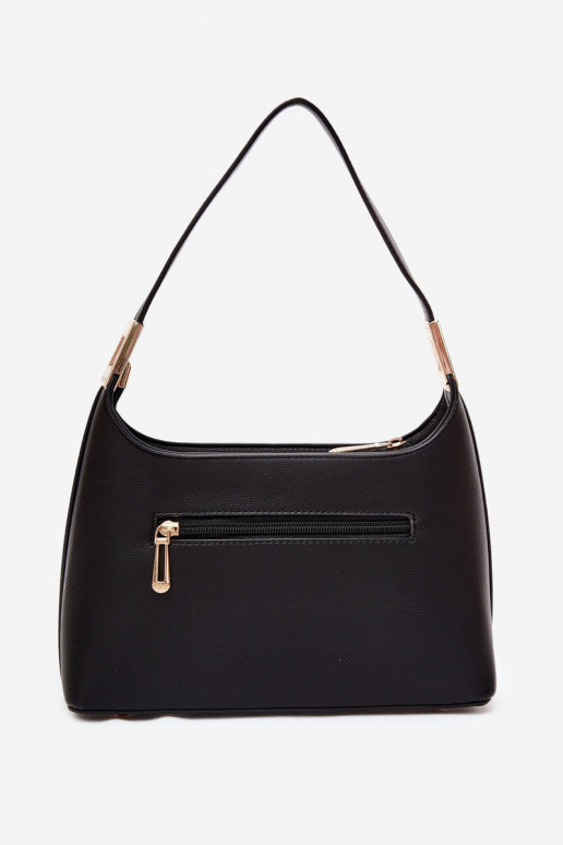 Bolso de cuero sintético en negro Gretta