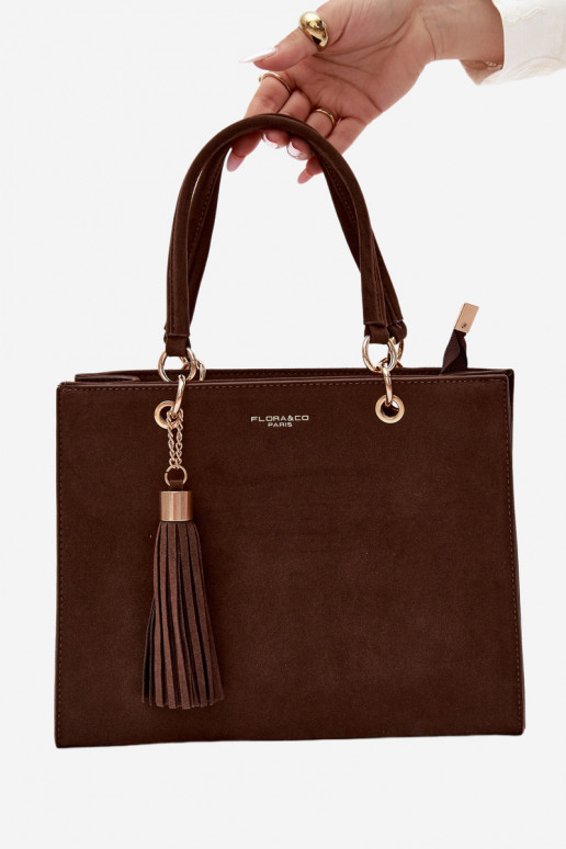 Bolso de ante sintético marrón Ottilie