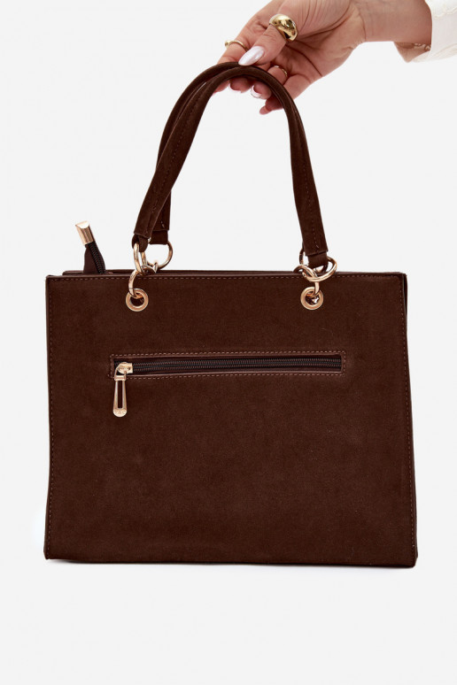 Bolso de ante sintético marrón Ottilie