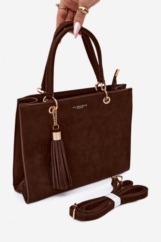 Bolso de ante sintético marrón Ottilie