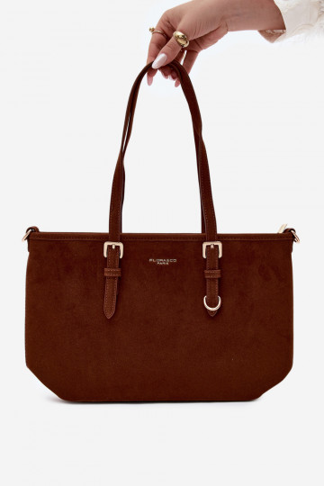 Bolso de ante sintético marrón Araminta 2