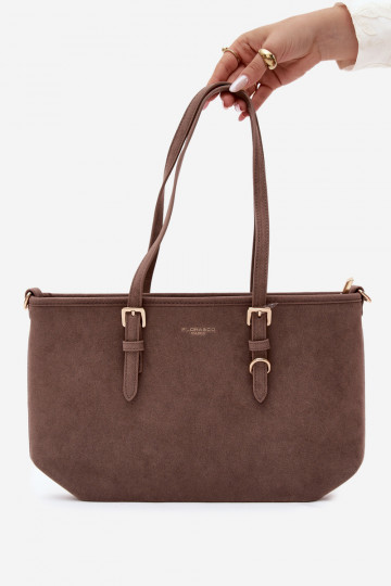 Bolso de ante sintético arcilla Araminta