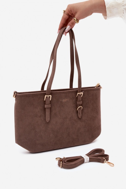 Bolso de ante sintético arcilla Araminta