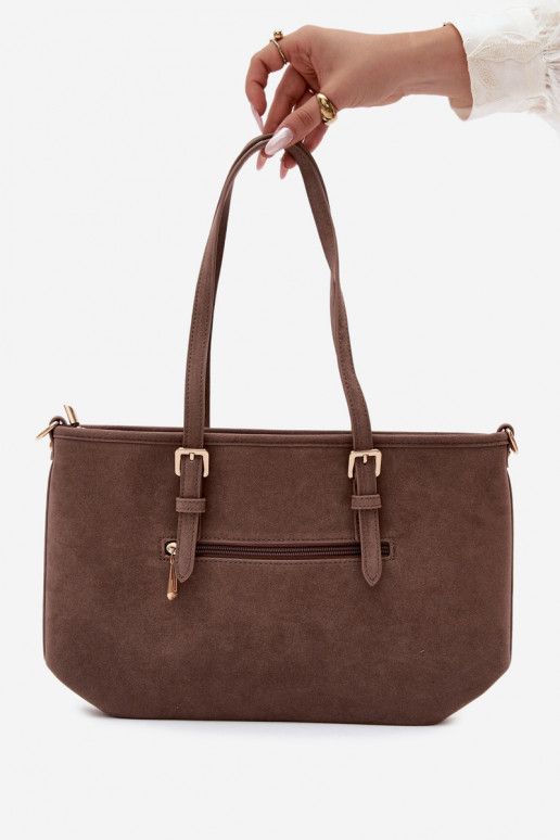 Bolso de ante sintético arcilla Araminta