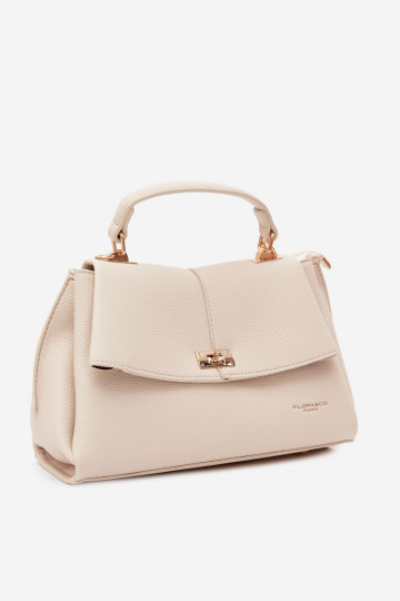 Bolso de mujer en piel sintética color arena Sybella