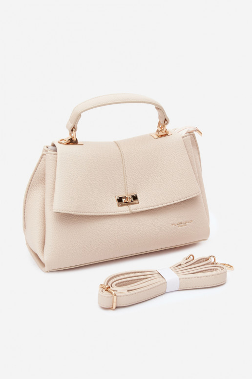 Bolso de mujer en piel sintética color arena Sybella