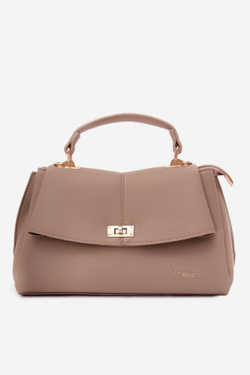 Bolso de mujer en piel sintética marfil Sybella