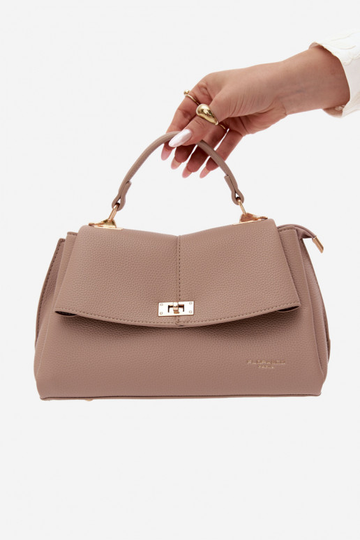 Bolso de mujer en piel sintética marfil Sybella