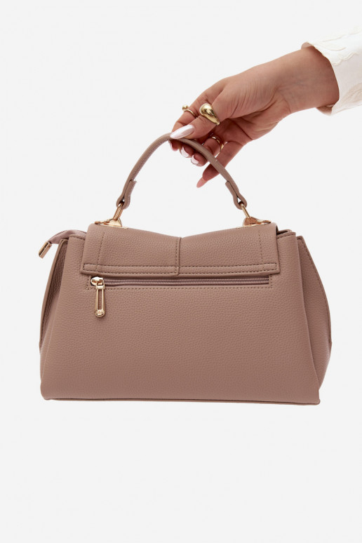 Bolso de mujer en piel sintética marfil Sybella