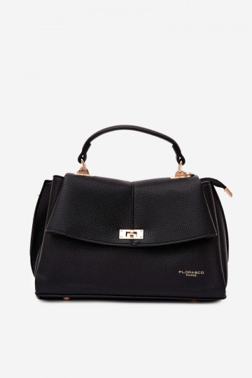 Bolso de mujer en piel sintética negra Sybella