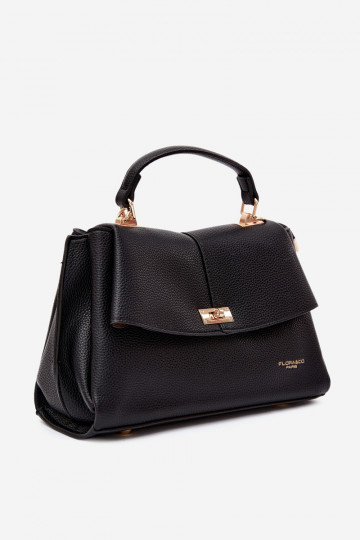 Bolso de mujer en piel sintética negra Sybella 2