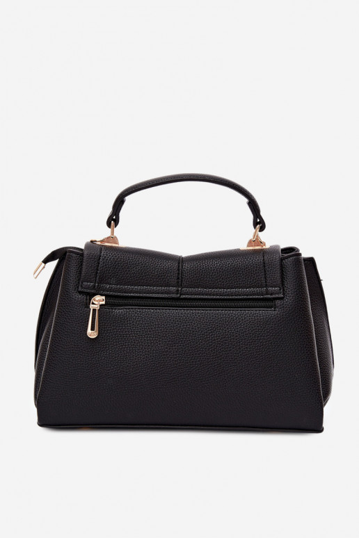 Bolso de mujer en piel sintética negra Sybella