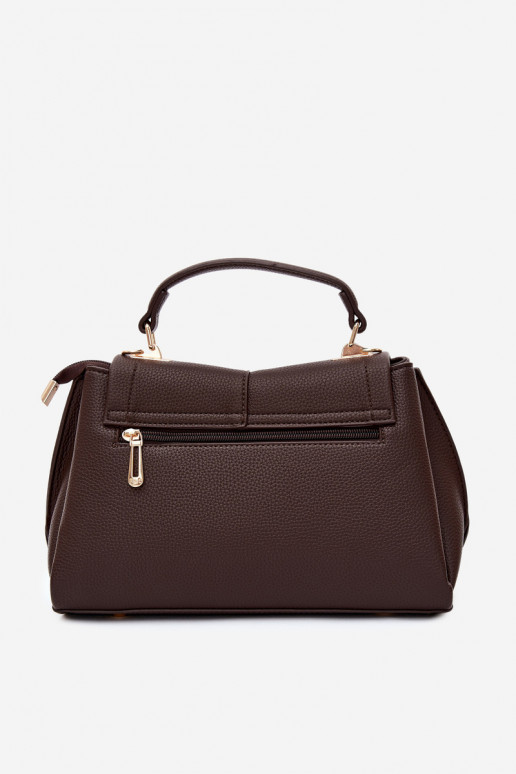 Bolso de mujer en piel sintética chocolate Sybella