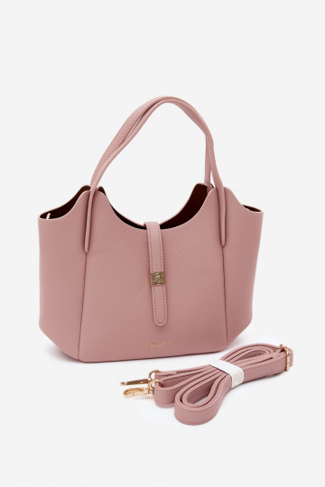 Bolso de piel sintética rosa Toffee 2