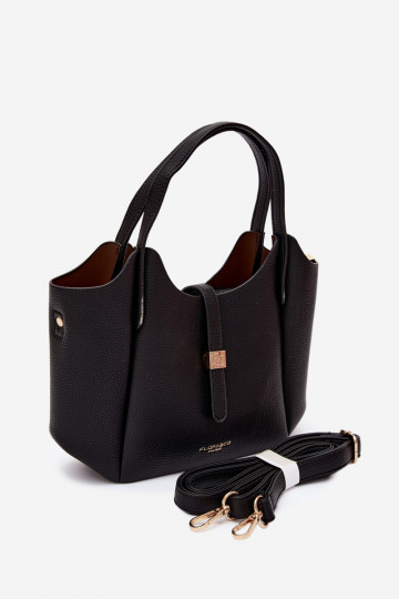 Bolso negro de piel sintética Toffee 2