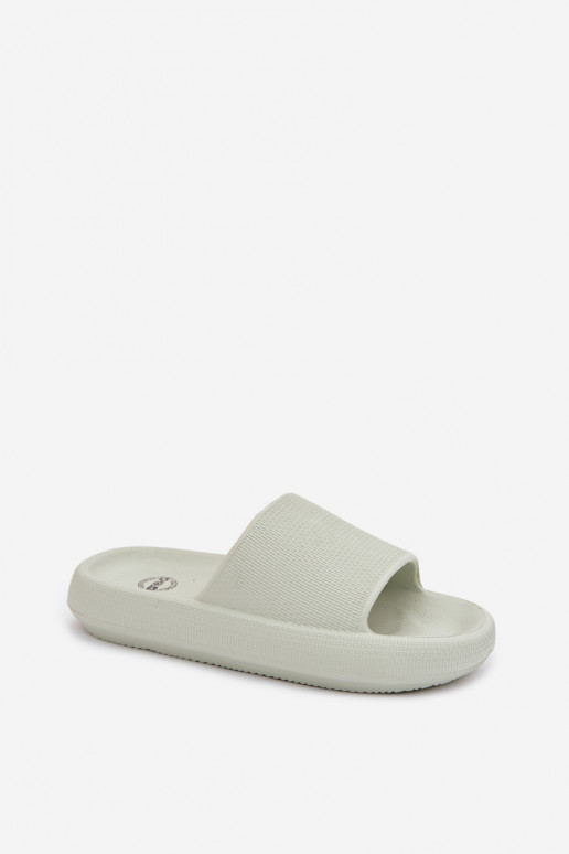 Zapatillas ligeras de espuma para mujer en suela gruesa color menta Querceria