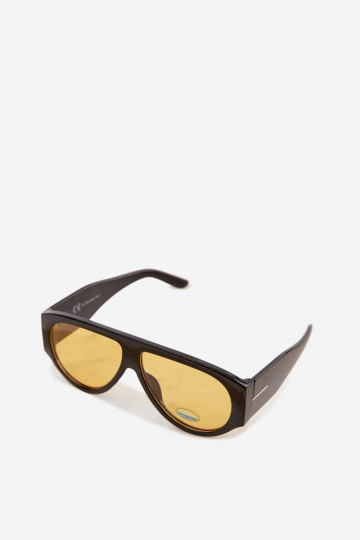 Gafas de sol para mujer en negro y amarillo