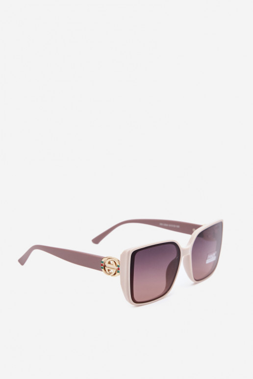 Gafas de sol con detalles decorativos en color arena