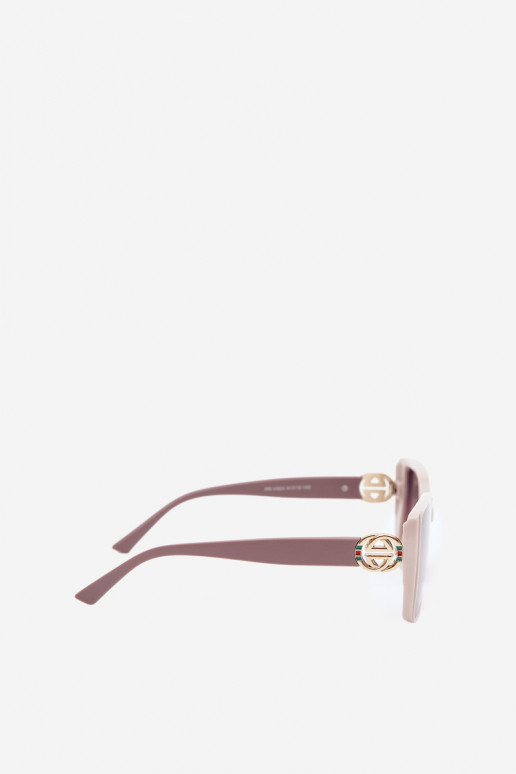 Gafas de sol con detalles decorativos en color arena