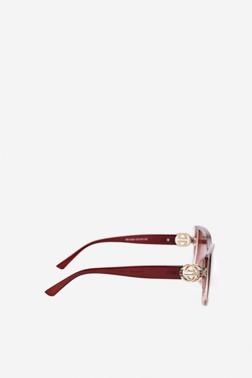 Gafas de sol con detalles decorativos en color marrón